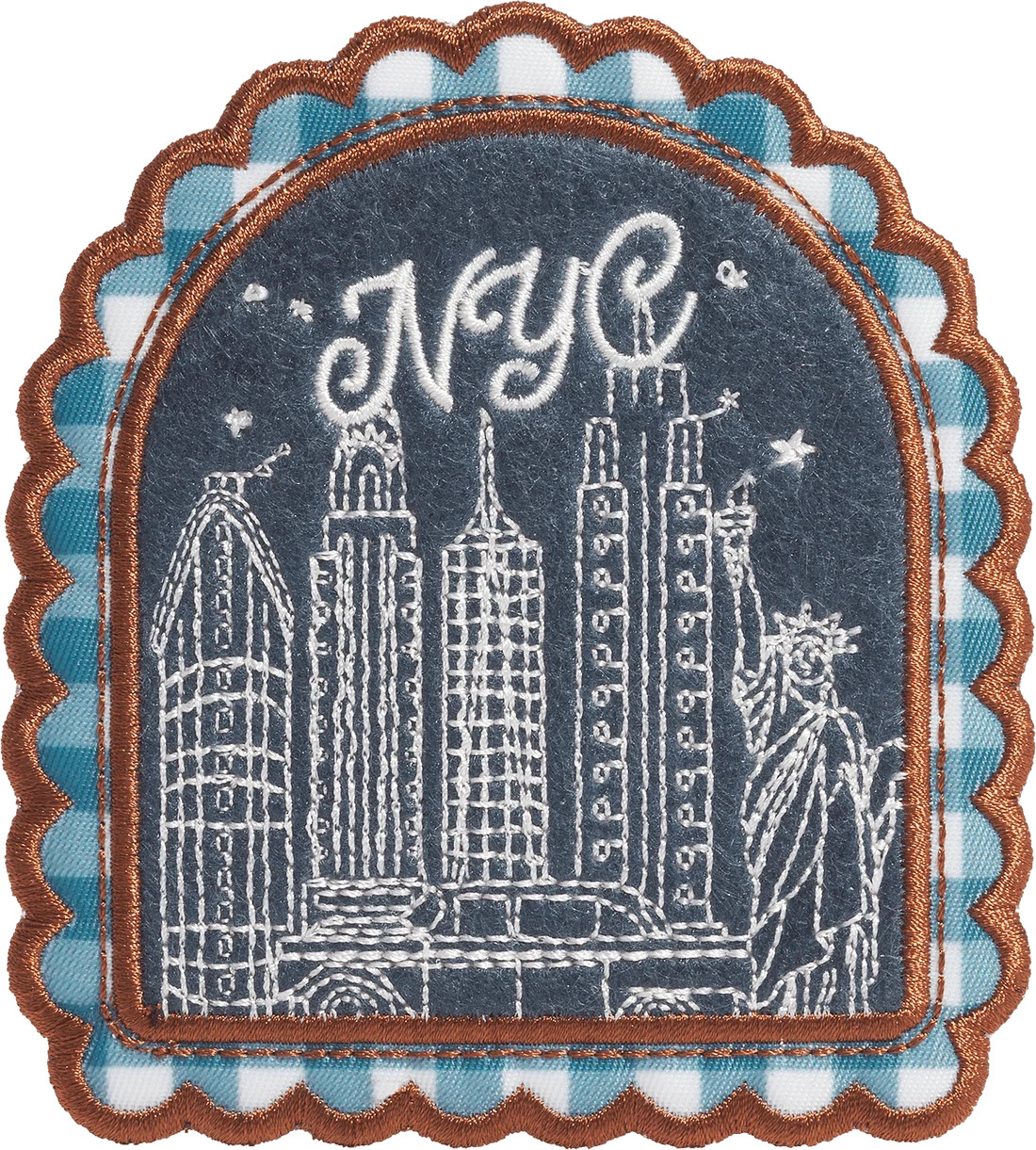 NYC Gingham Patch | Stoney Clover Lane