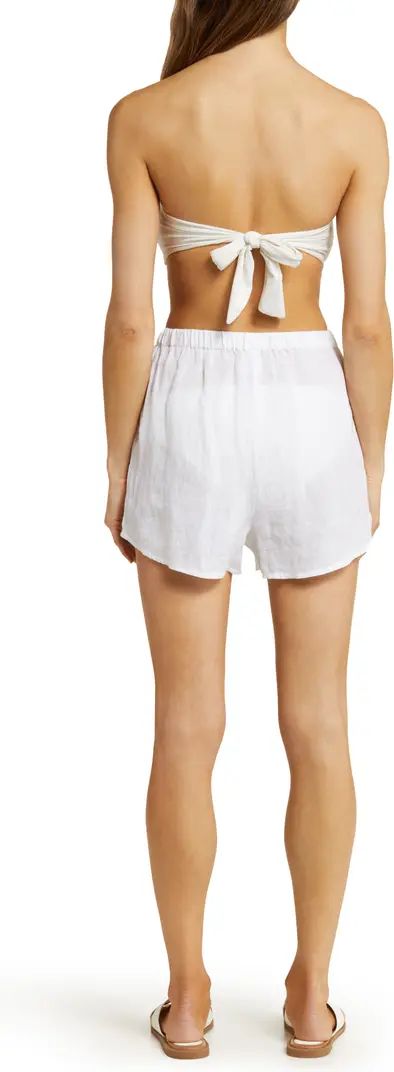 Tallows Linen Cover-Up Shorts | Nordstrom