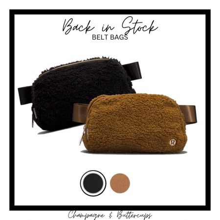 🚨RESTOCK ALERT!!! Teddy belt bags back in stock in black and brown! Grab one while you can! Would make a great Christmas gift!! 🎁

#lululemon #lululemonbeltbag #beltbag #teddybeltbag #teddy #sherpabeltbag 

#LTKitbag #LTKSeasonal #LTKHoliday
