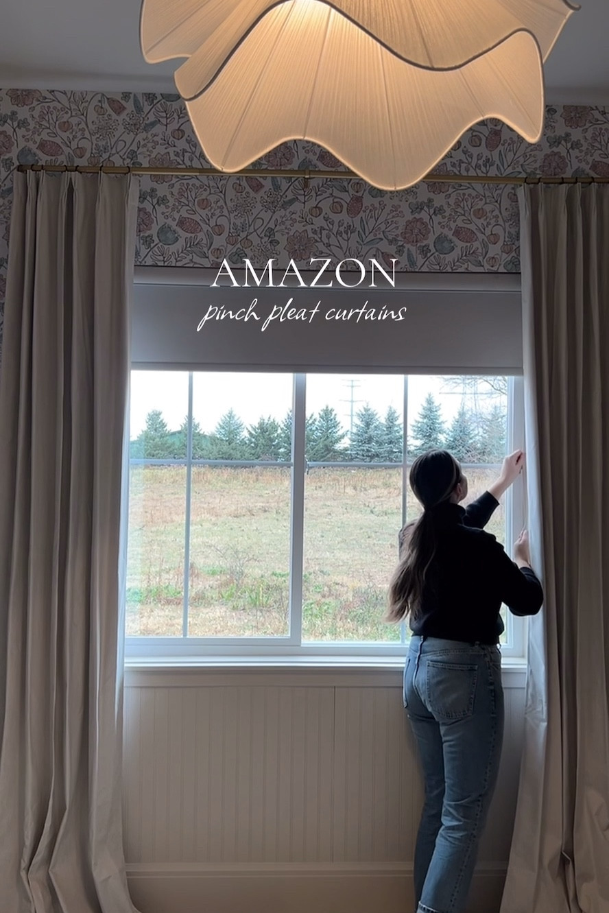 Amazon pinch pleat curtains! Black out curtains! Such a great way to dress up the windows 🫶🏼
#LTKStyleTip #LTKGiftGuide

#LTKHome