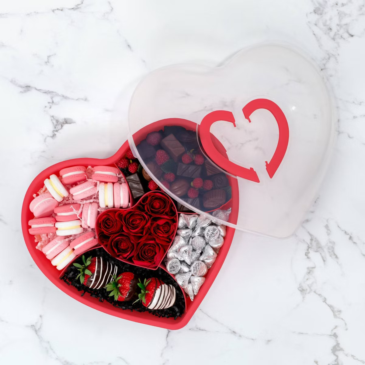Cook With Color Valentine Heart Figured Snack Box | Target
