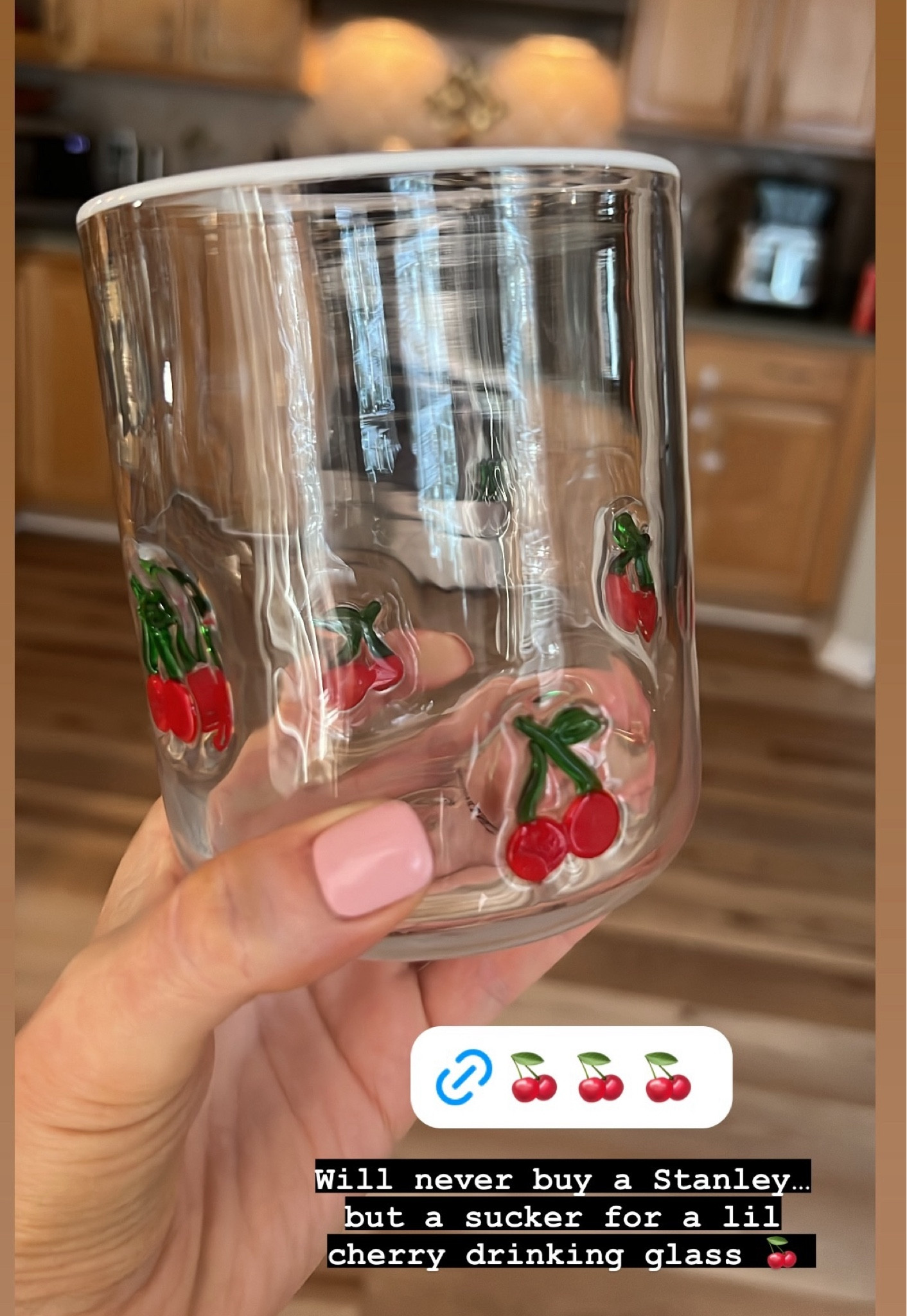 Icon juice glass 🍒 
Cherry glass 
Cocktail glass
Double old fashioned glass 
Juice Glass
Iced coffee glass
Cute summer glasses

#LTKParties #LTKHome #LTKSeasonal