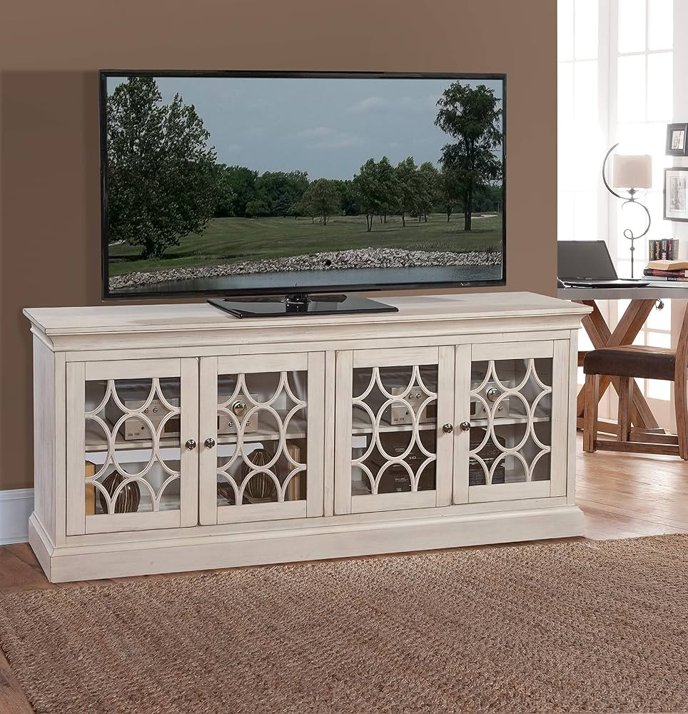 Martin Furniture Felicity 4 Door Console, White | Amazon (US)