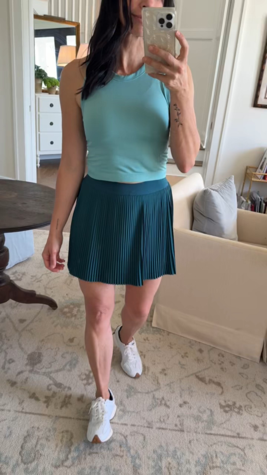 Spring athleisure looks under $30 from Old Navy! Loving this pleated tennis skirt paired with tank! 

#LTKFindsUnder50 #LTKActive #LTKSeasonal