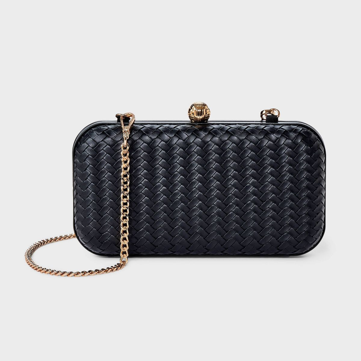 Woven Minaudiere Clutch Crossbody Bag - A New Day™ | Target