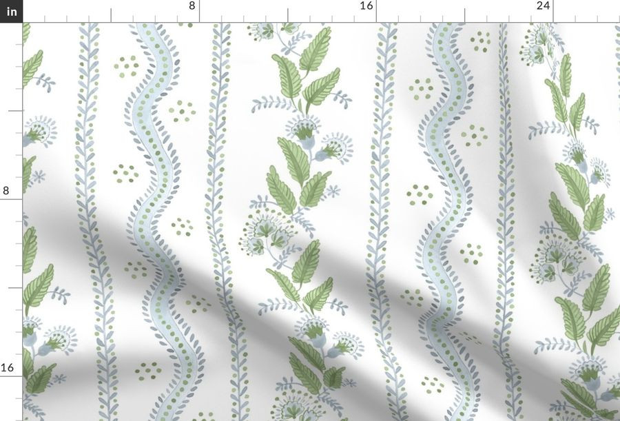 Soft Blue and greens on white Fabric
bydanika_herrick
 | Spoonflower