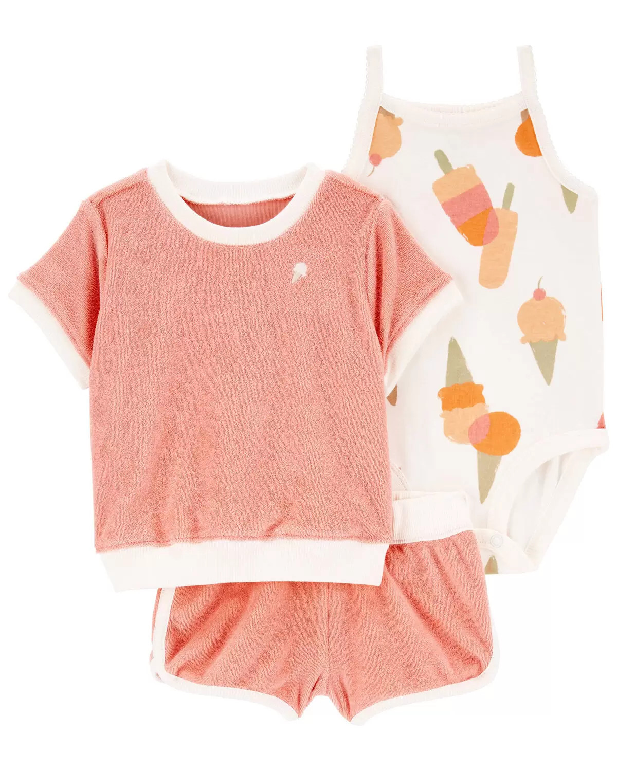 Baby 3-Piece Ice Cream Little Short Set | Carter's