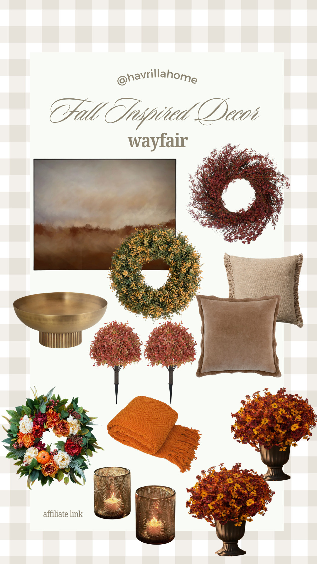 Fall home decor, Wayfair fall decor, fall decorating ideas, autumn home decor, cozy fall decor, neutral fall decor, fall wreath, fall throw pillows, fall floral arrangements, autumn wreath ideas, fall living room decor, fall centerpiece ideas, fall blankets, fall candles, warm neutral home decor, affordable fall decor, seasonal home decor, fall home finds, Wayfair home finds, cozy autumn aesthetic

#LTKSeasonal #LTKHome