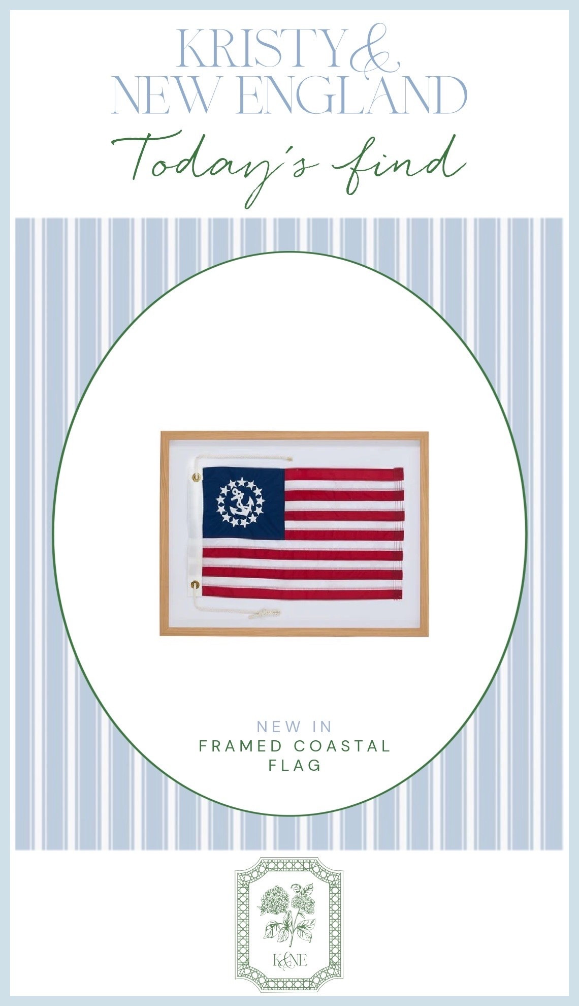 Framed nautical  American flag

#LTKHome