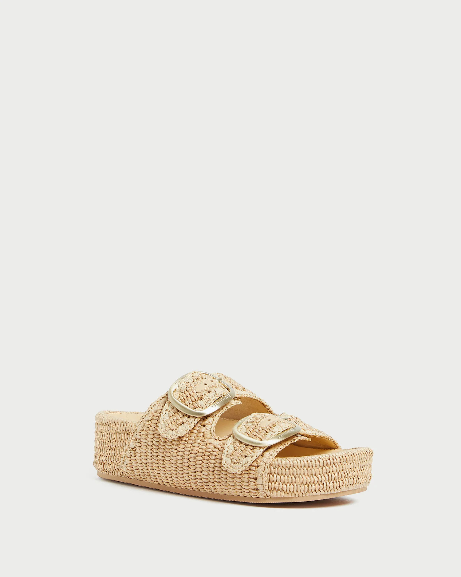 Theo Natural Straw Footbed Sandal | Loeffler Randall