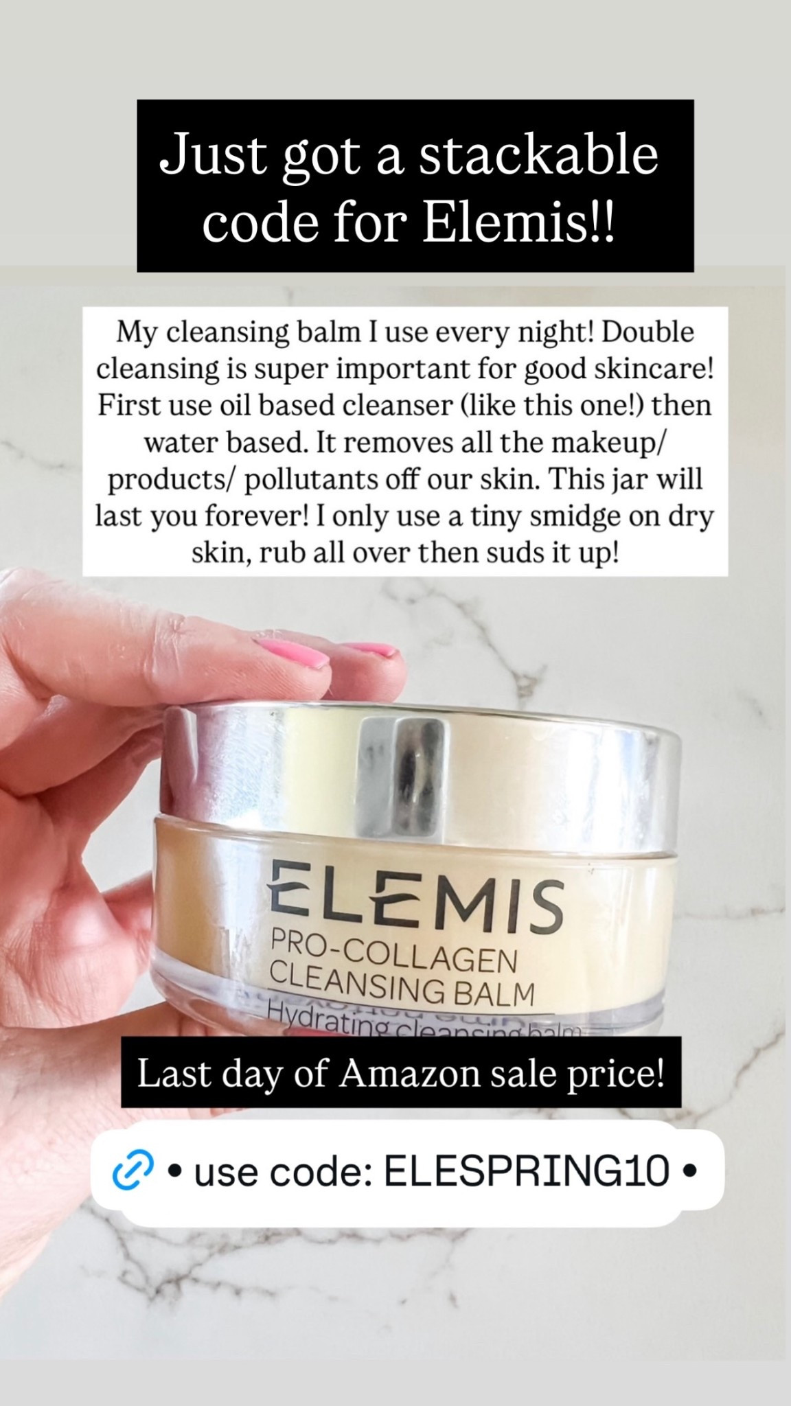 Just got a stackable code for Elemis!! Last day of Amazon sale price!

#LTKBeauty #LTKSaleAlert #LTKmomlife