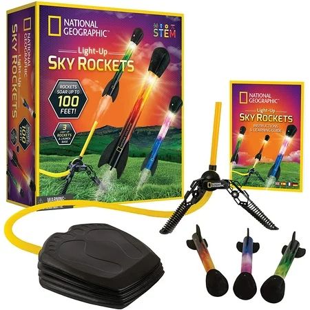 Air Rocket Toy – Ultimate LED Rocket Launcher for Kids, Stomp and Launch The Light Up, Air Powered,  | Walmart (US)