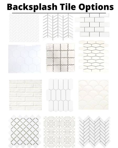 These neutral tiles are great alternatives to traditional subway tile. White tile. Kitchen backsplash. Herringbone tile. Basketweave tile. Chevron tile. Beveled tile. Picket tile. Honeycomb tile. Lantern tile. Arabesque tile. Magnolia tile. Mosaic tile.

#LTKstyletip #LTKhome