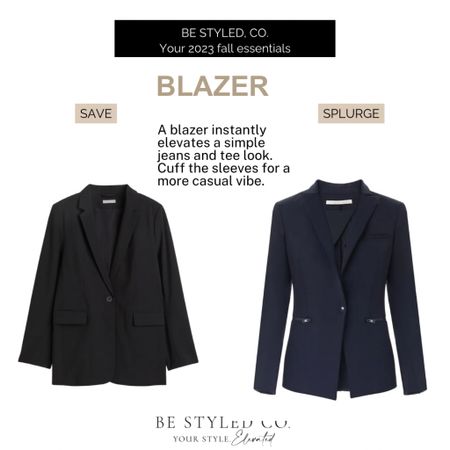 Blazers for fall - wardrobe capsule - save vs splurge 

#LTKFind #LTKSeasonal #LTKstyletip