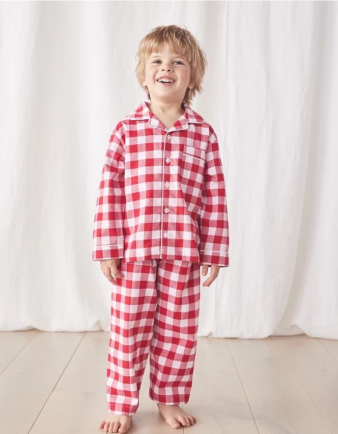 Gingham Pyjamas (1-12yrs) | The White Company (UK)