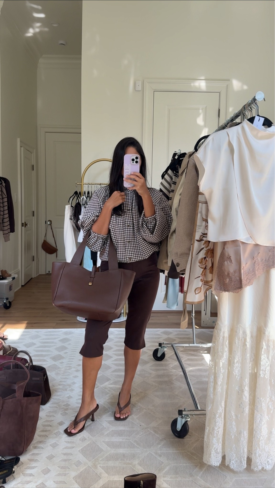 I am so here for the return of the capris! Wearing the brown pair here! Also, I love how lightweight this top is!
Take 20% OFF my Mercer tote with code: HAUTE20

#LTKCon #LTKootd