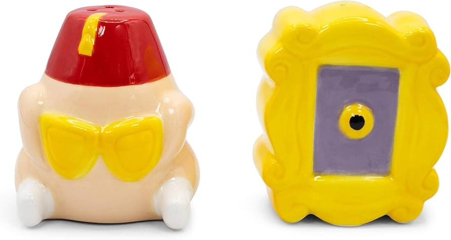 Friends TV Series Frame and Turkey Ceramic Salt and Pepper Shakers, Set of 2 | Spice Dispenser Ca... | Amazon (US)