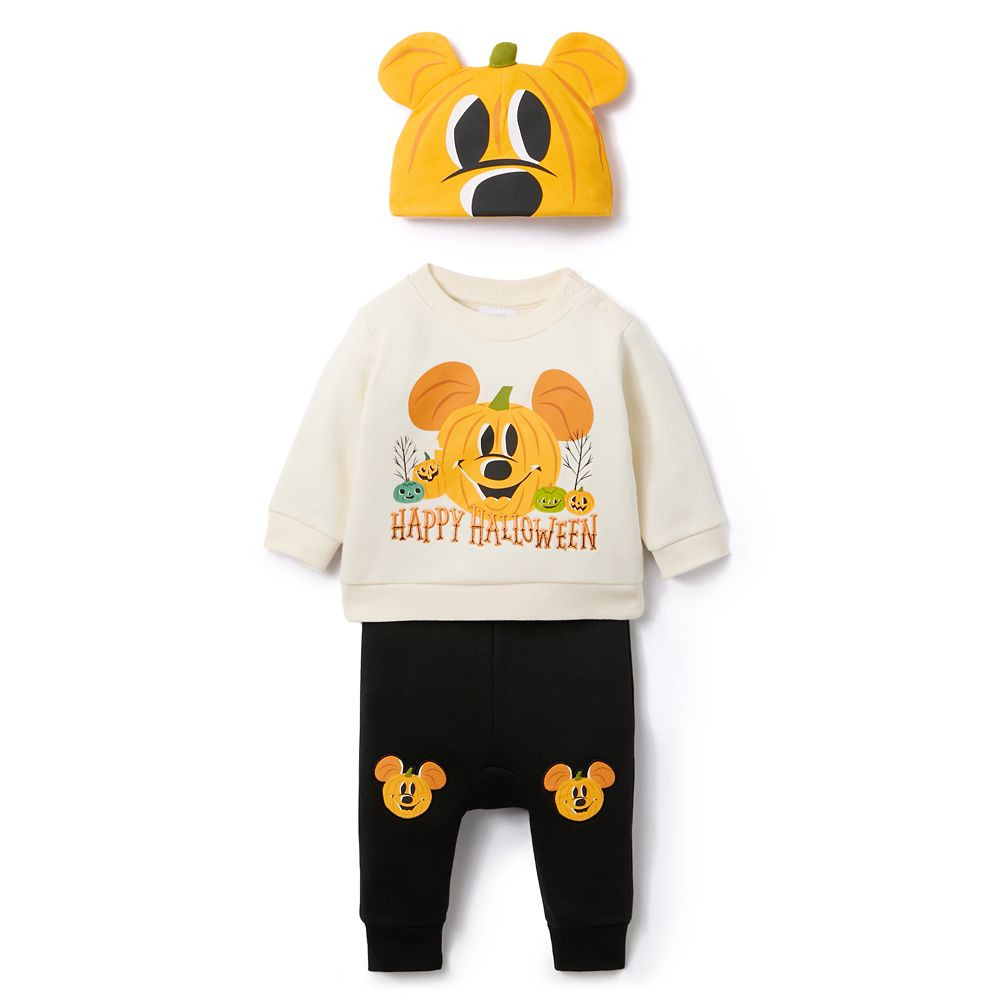Mickey Mouse Halloween Pullover, Pants and Beanie Set for Baby | Disney Store