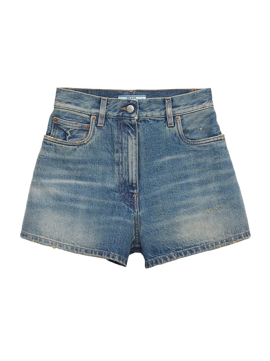 Women's Denim Shorts - Blue - Size 28 | Saks Fifth Avenue