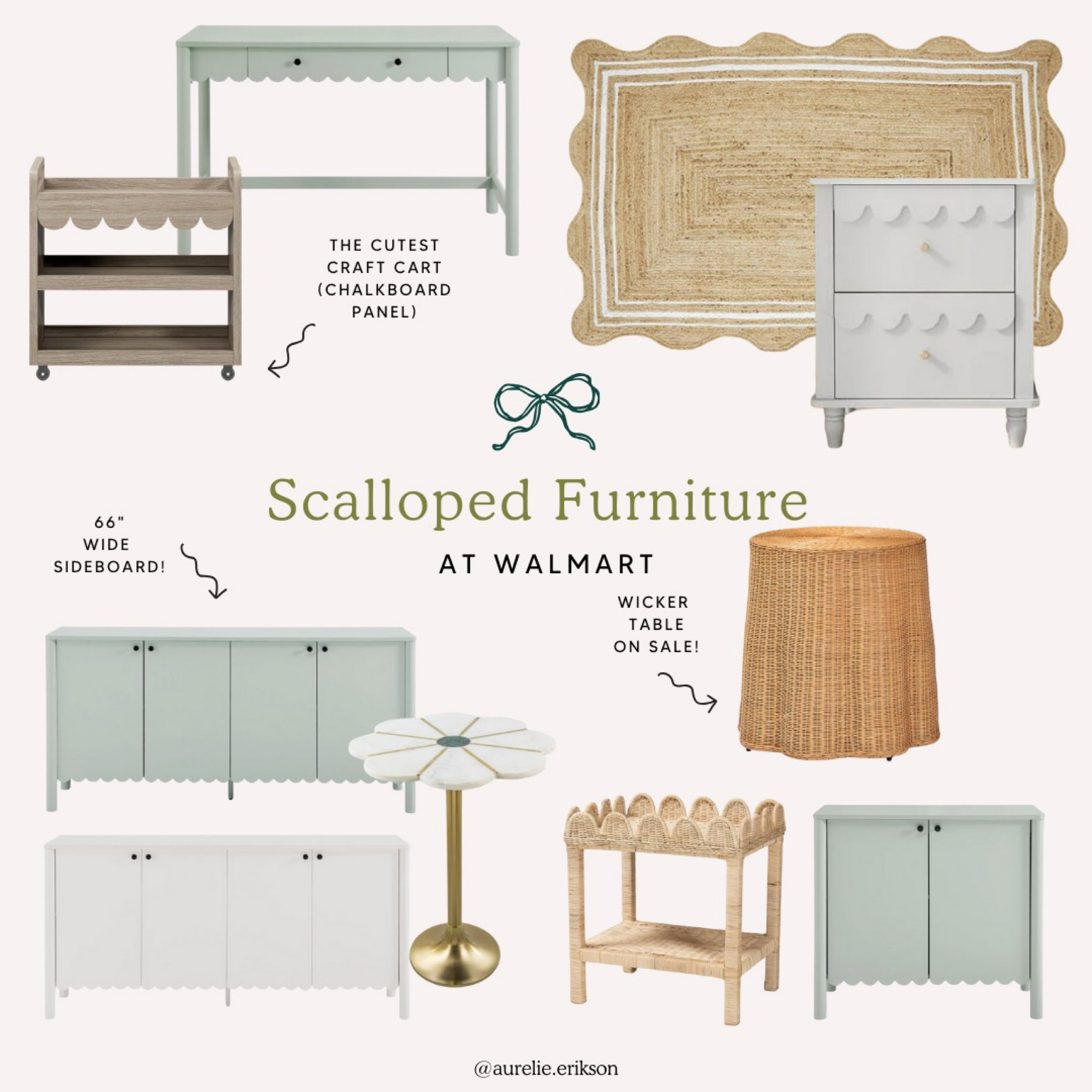 Scalloped furniture at Walmart on trend! 😍

#LTKHome