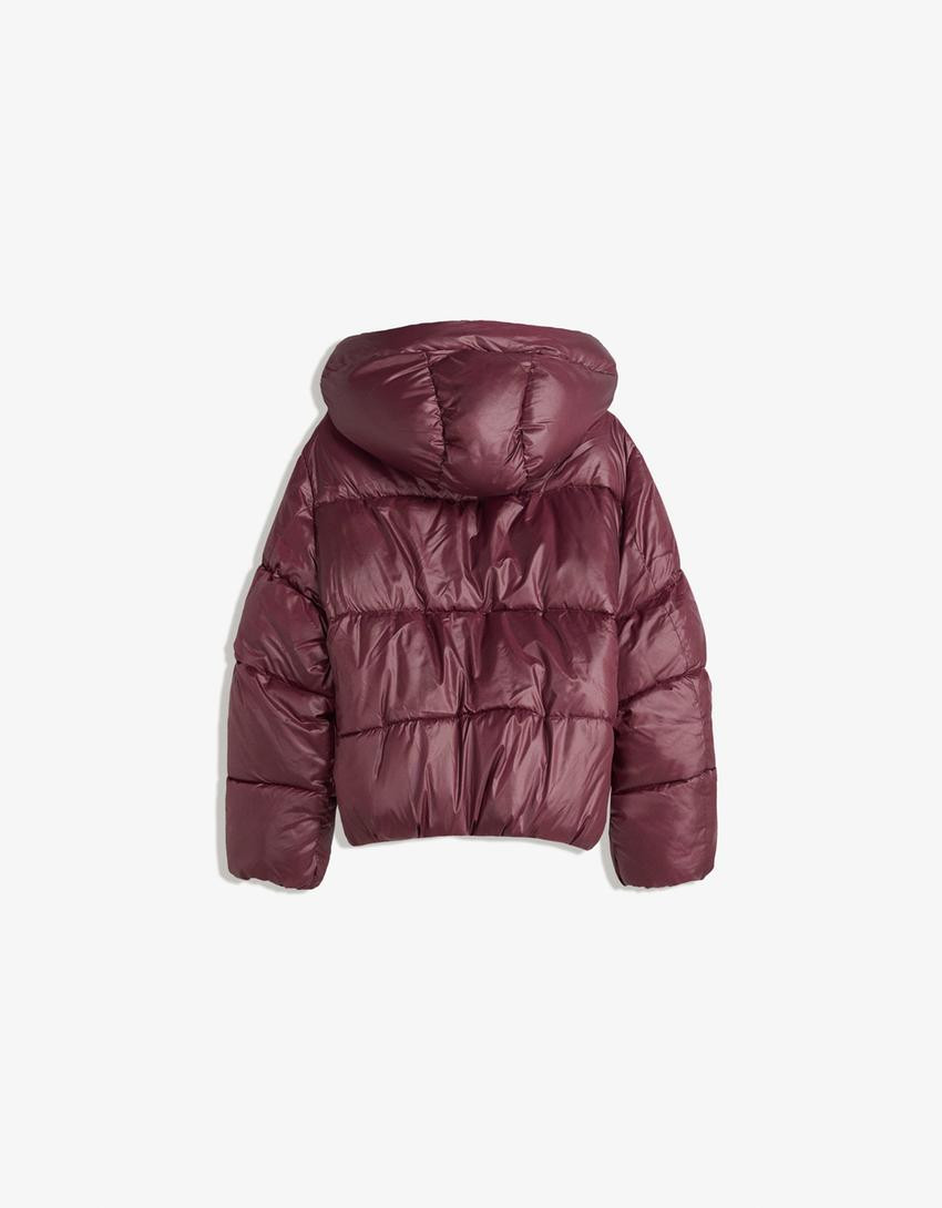 Wasserabweisende Puffy-Jacke mit Wärmeisolation - Jacken und Trenchcoats - Damen | Bershka DE