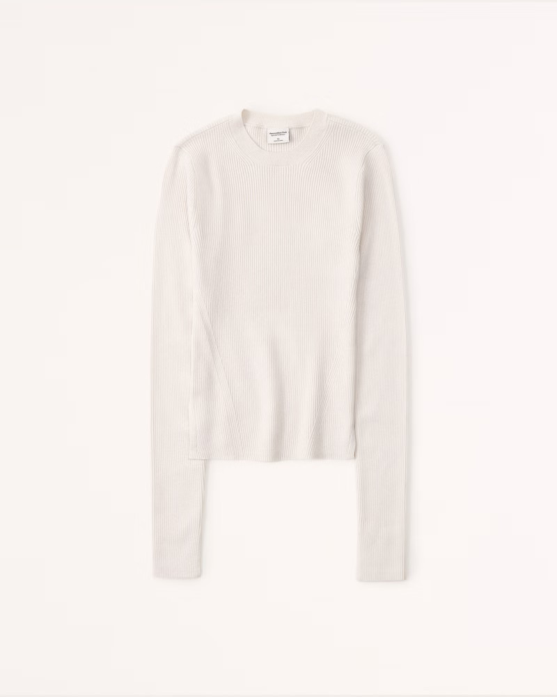 Women's LuxeLoft Slim Crew Top | Women's Tops | Abercrombie.com | Abercrombie & Fitch (US)