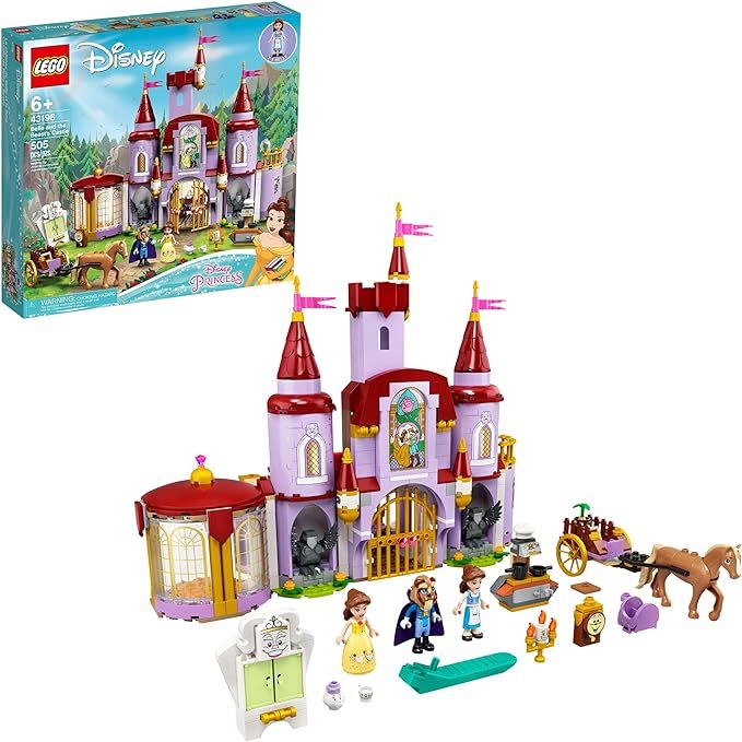 LEGO Disney Princess Belle and The Beast's Castle 43196 Building Toy Set for Kids, Girls, and Boy... | Amazon (US)