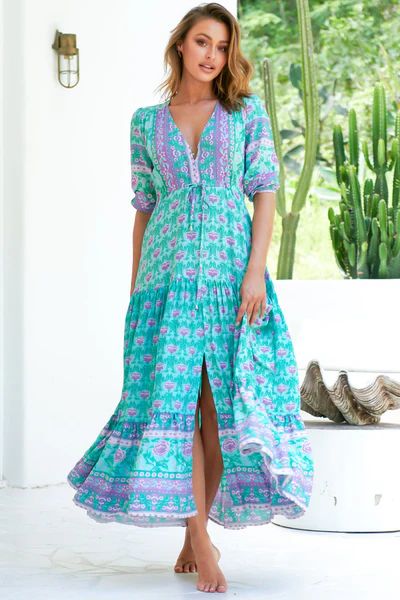 Tessa - Paradiso Maxi Dress | Salty Crush