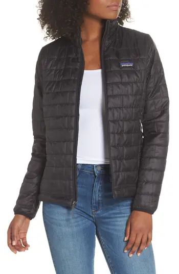 Women's Patagonia Nano Puff Water Resistant Jacket, Size X-Small - Black | Nordstrom