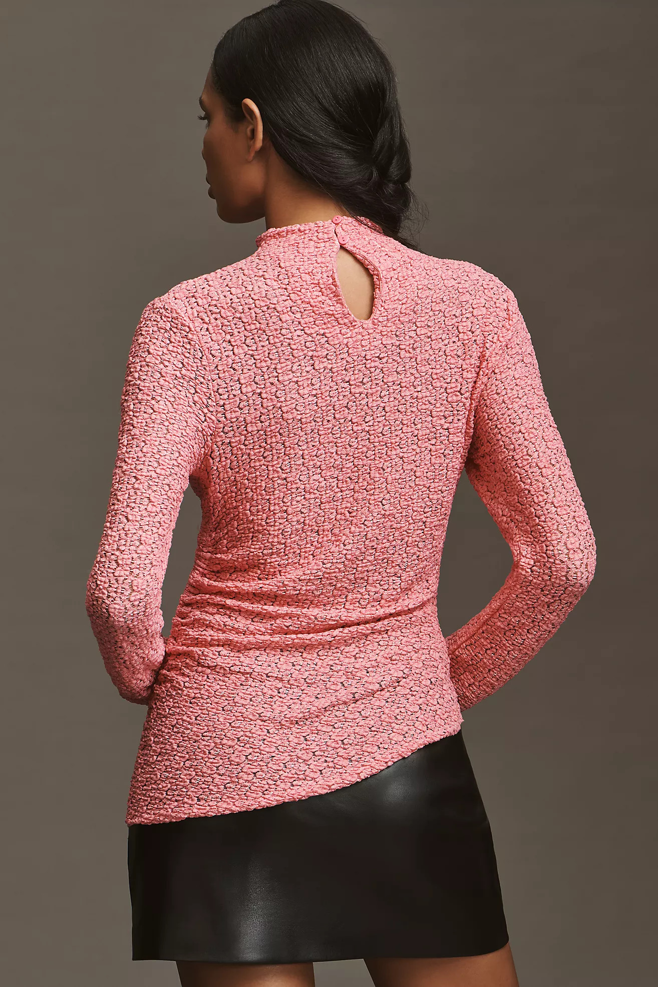 By Anthropologie Smocked Lace Long-Sleeve Top | Anthropologie (US)