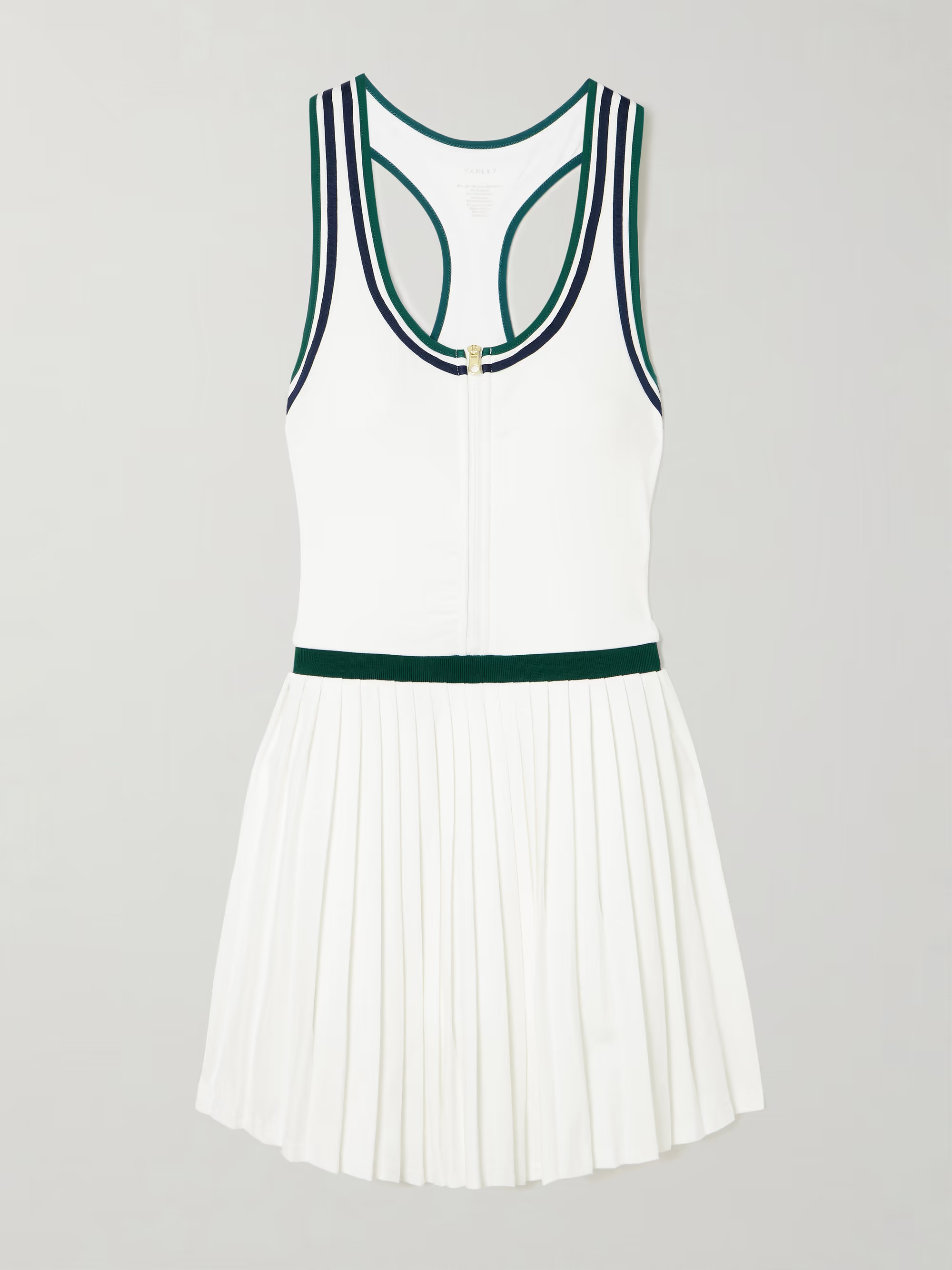 Jane Court pleated stretch-jersey mini dress | NET-A-PORTER (US)