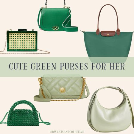 Cute Green Purses for Summer Outfits - Green themed handbags for her from Nordstrom, Kate Spade, Coach, Anthropologie, Longhamp, Madewell, Tuckernuck, and more! #LTKxMadewell

#LTKSeasonal #LTKItBag