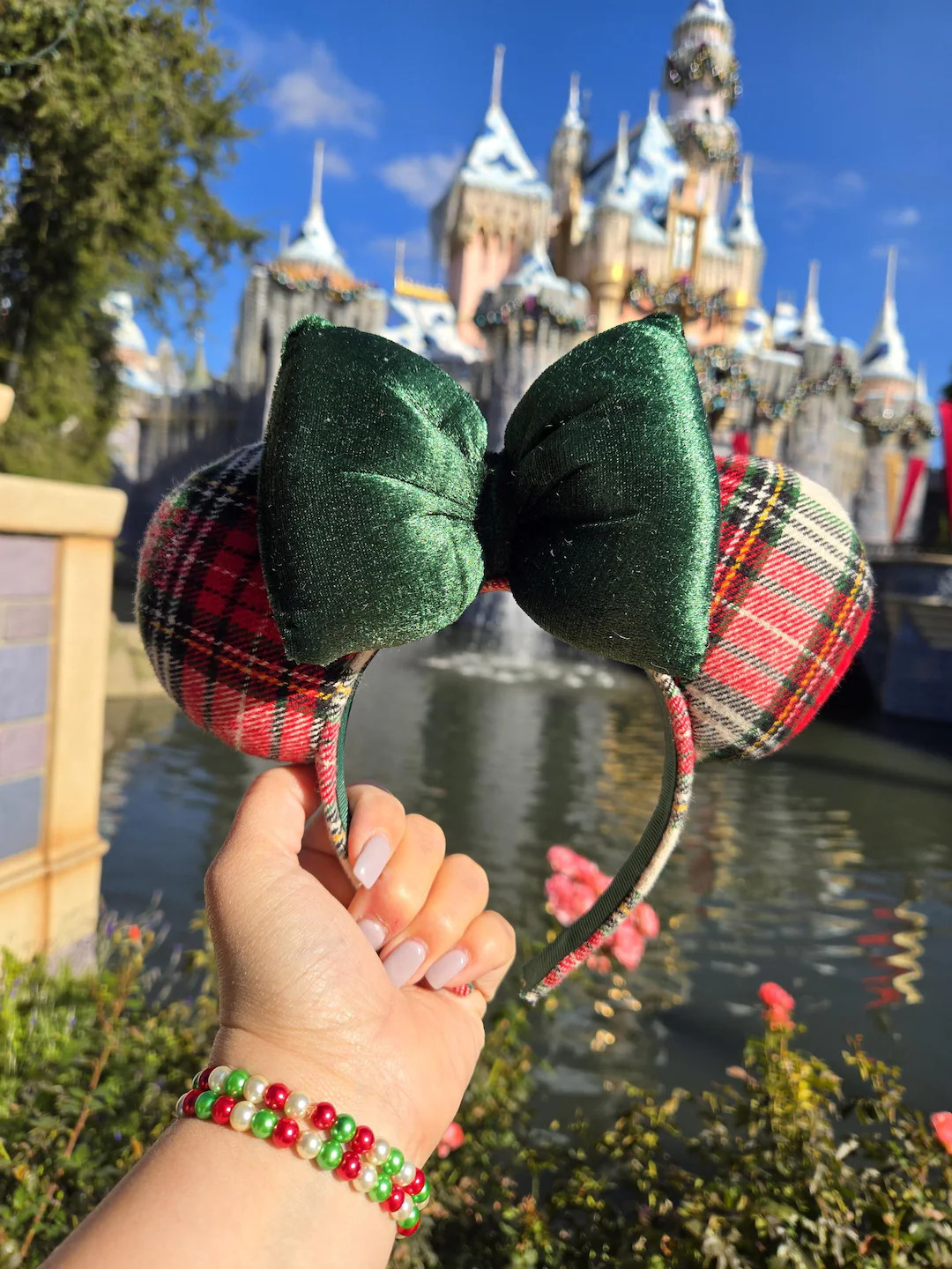 Christmas plaid ears | Etsy (US)