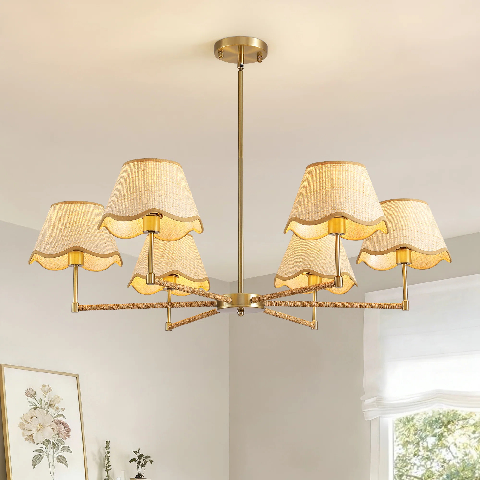 6 - Light Dimmable Classic / Traditional Chandelier | Wayfair North America