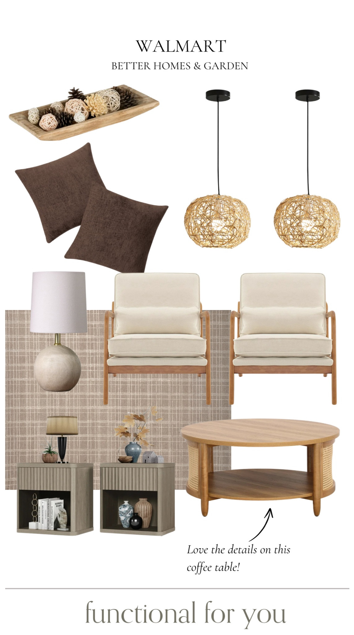 Walmart Better Homes & Garden home top picks!




Throw pillows, light pendants, accent chairs, table lamp, coffee table, side tables, area rugs, home decor, Walmart furniture, Walmart home decor, Walmart home lighting 

#LTKHome #LTKStyleTip