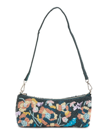 Beaded Wild Flower Bag | TJ Maxx