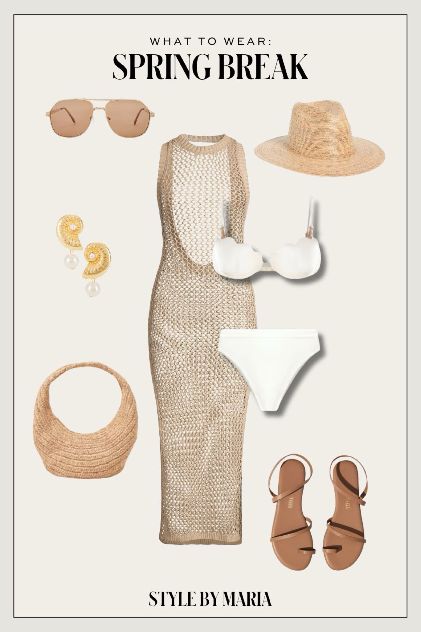 Beach vacation outfit / resort wear
Beach riot coverup dress
Tkees sandals 
Lspace straw bag
Lspace shell bikini


#LTKSwim #LTKStyleTip #LTKTravel