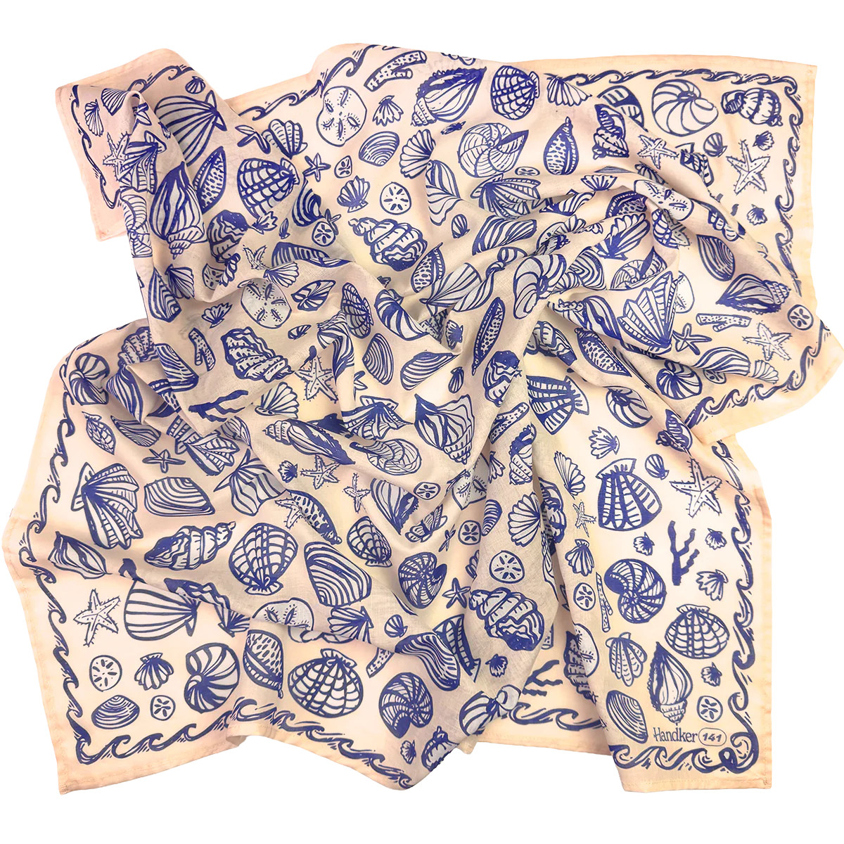 34" Wild Rag Seashore Bandana | Handker Bandanas