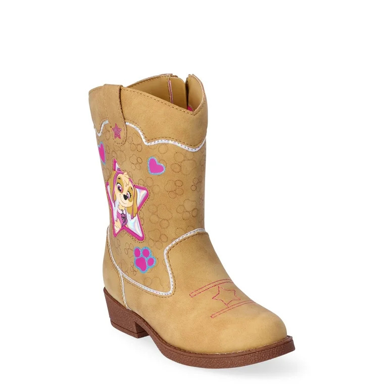 Paw Patrol Toddler Girl Cowgirl Boots - Walmart.com | Walmart (US)