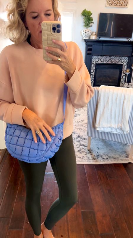 Deal FIND🚨

Such a great save verse splurge 

This cute cross body quilted puffer bag for $18 🩵 In this Springs it color Cornflower blue🩵🤍💙

Great for travel, running Errands, sport events 🤍🩵

Grab one today there going to go FAST

Comes in 5 colors

Spanx air essential crew neck sweat shirt
Spanx booty lifting leggings

🚨SAVE 10% off all Spanx with my CODE: DEARDARCYXSPANX

#LTKitbag #LTKfindsunder50 #LTKMostLoved
