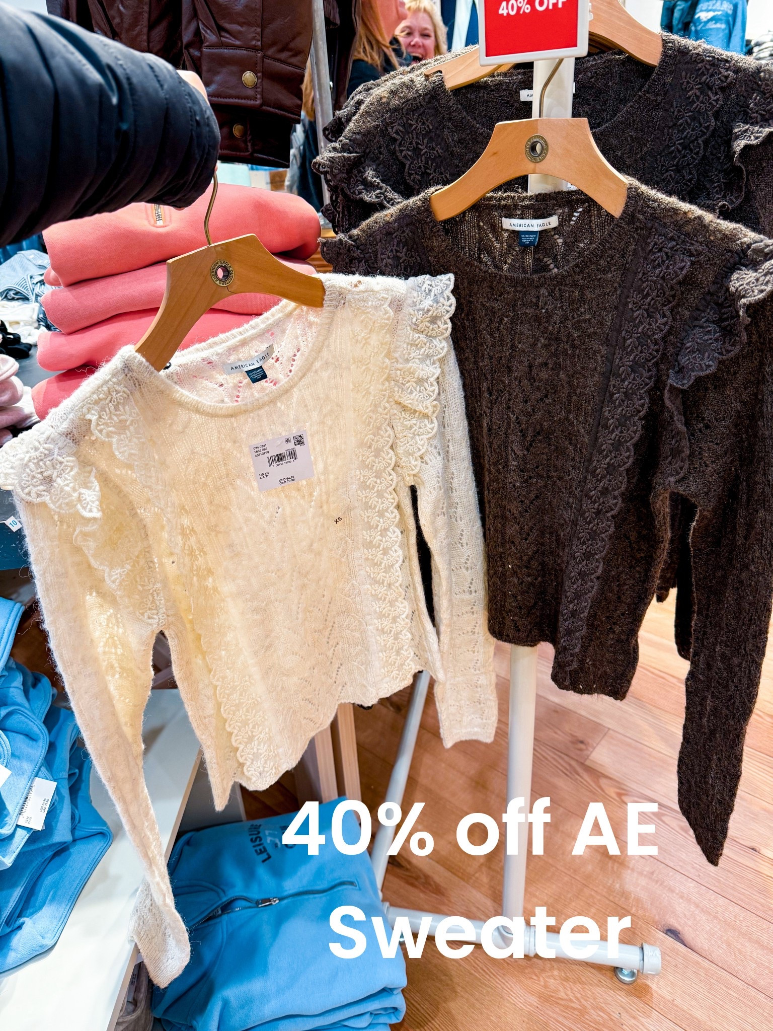 40% sweater AE

#LTKFindsUnder50 #LTKSaleAlert #LTKFindsUnder100