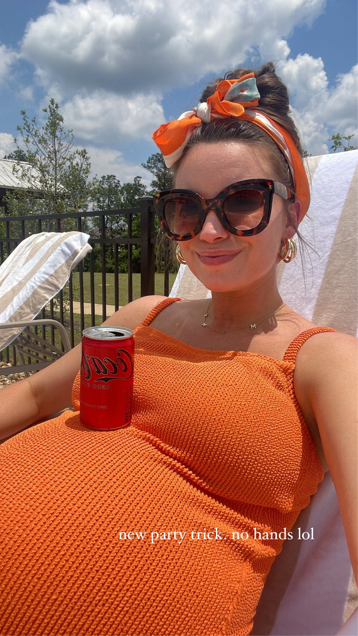 Wearing L in swimsuit for bump - it is not maternity 🧡 

#LTKswim #LTKunder50 #LTKbump