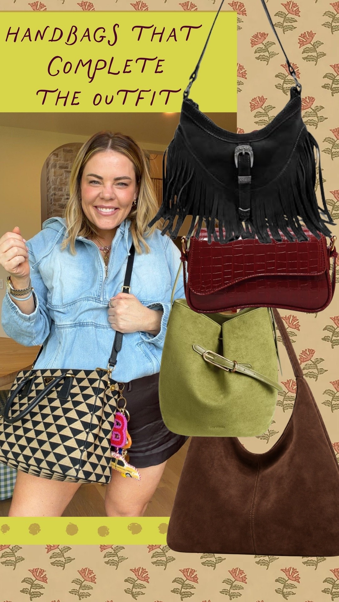 The right handbag can take an outfit from simple to styled in seconds! 👜✨ I’m especially loving all the fall textures and colors right now—think suede, fringe, rich burgundy, and fun statement prints. Such an easy way to add interest to my everyday looks!

#LTKSeasonal #LTKOver40 #LTKGRWM