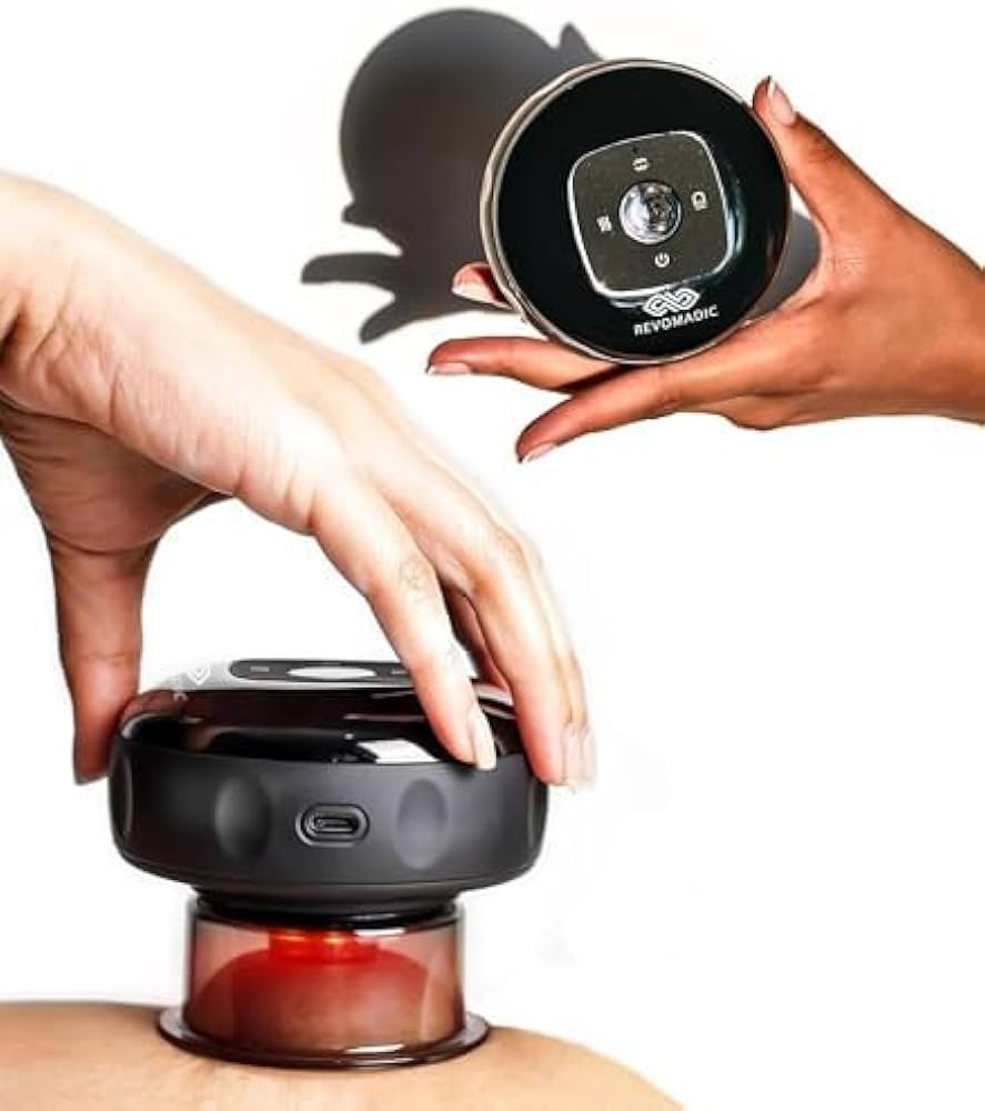 REVO The Original 4-in-1 Smart Cupping Therapy Massager, Red Light Therapy for Targeted Pain Reli... | Amazon (US)