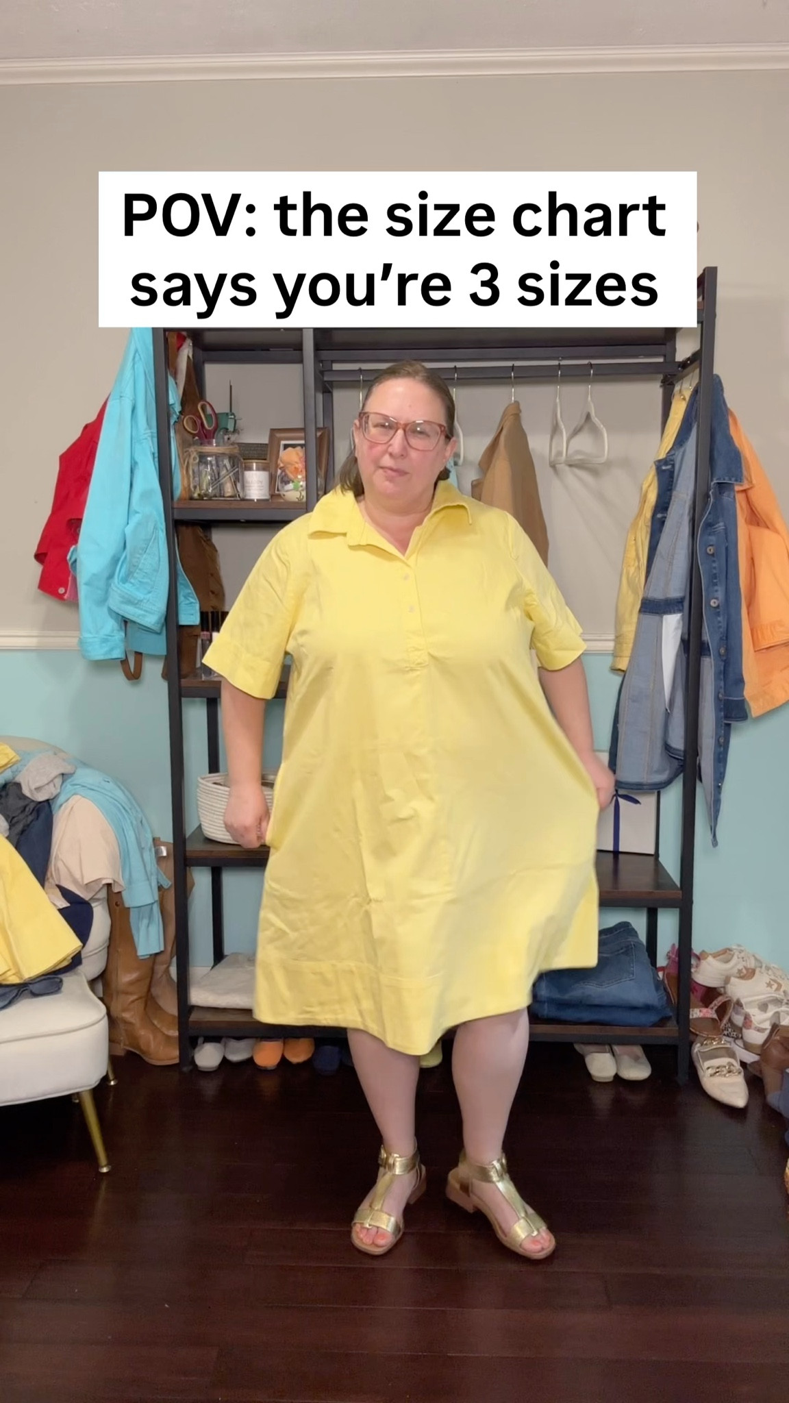 I tried the dress is XXL (first) and XL (second). Definitely size down. 

The turquoise cardigan fit me better in the 1x; the xxl was too big all around. 

I sized down in the periwinkle dolman sleeve cardigan shown at the end. 

Sandals fit and were comfortable, but I was afraid the material might start peeling, so I’m returning them. 

Maybe you’ll have better luck than me!

#LTKMidsize #LTKOver40 #LTKPlusSize