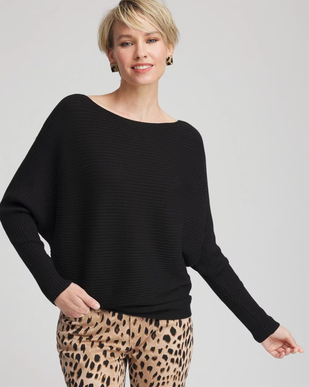 Cashmere-Blend Boatneck Sweater | Chico's