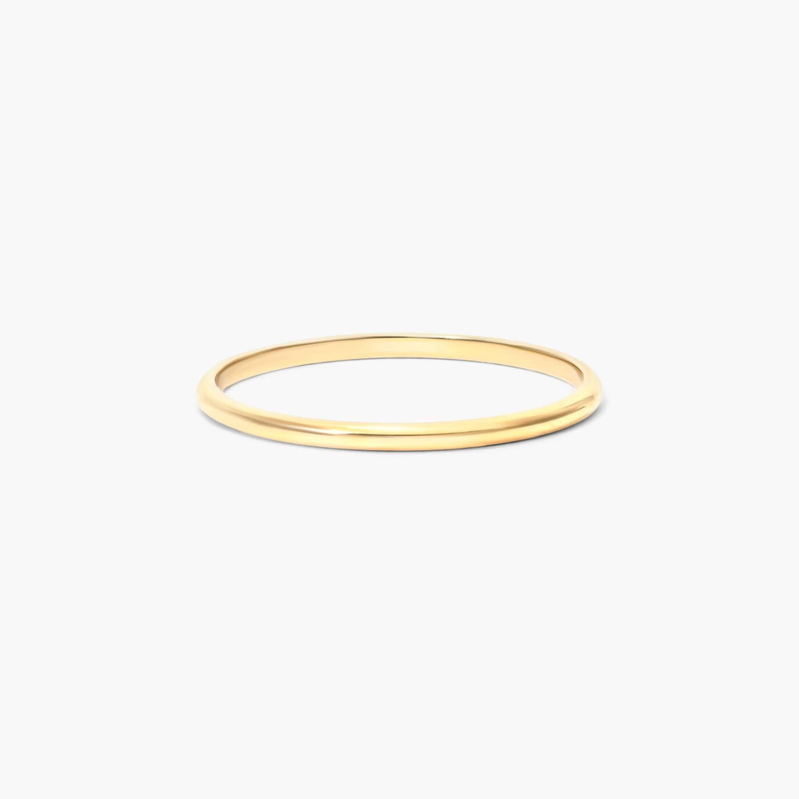 Rounded Ring In 14k Yellow Gold By James Allen | Blue Nile