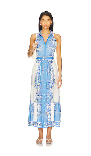 Sarita Maxi Dress in Mykonos Blue | Revolve Clothing (Global)