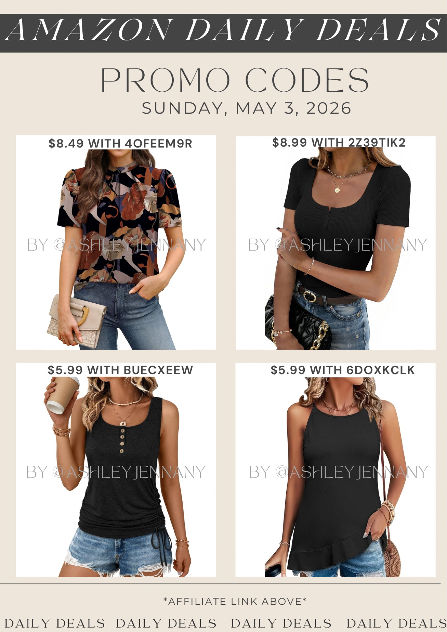 Amazon deals

#LTKSaleAlert #LTKMidsize #LTKootd
