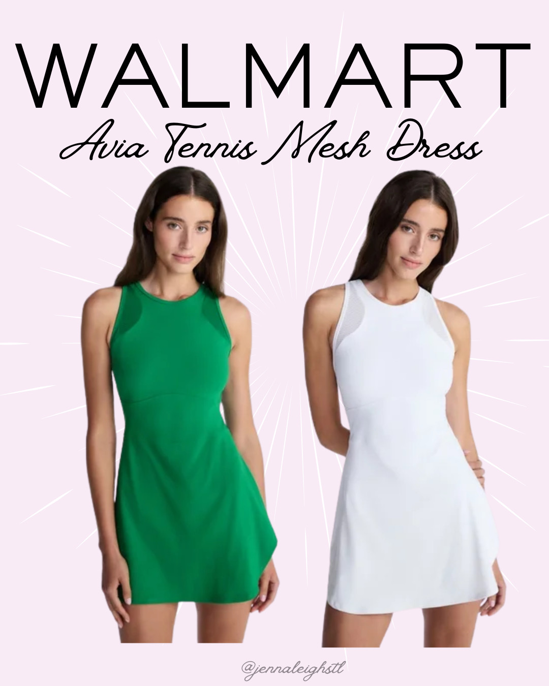 We love an Avia athletic dress and this tennis mesh dress from Walmart has the cutest mesh detail. Such a fun sporty look for summer while still being comfy and easy to wear. 

 #LTKootd #LTKActive #LTKMidsize